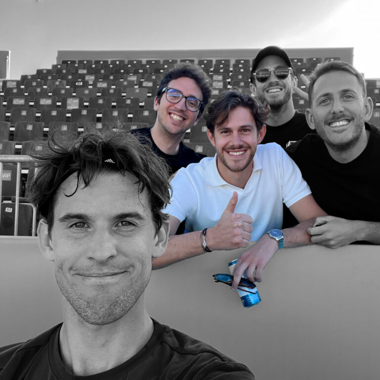 Il team Smash & Go allo stadio