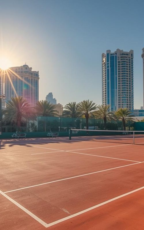 Il tennis di lusso nella città del futuro — immagine 3