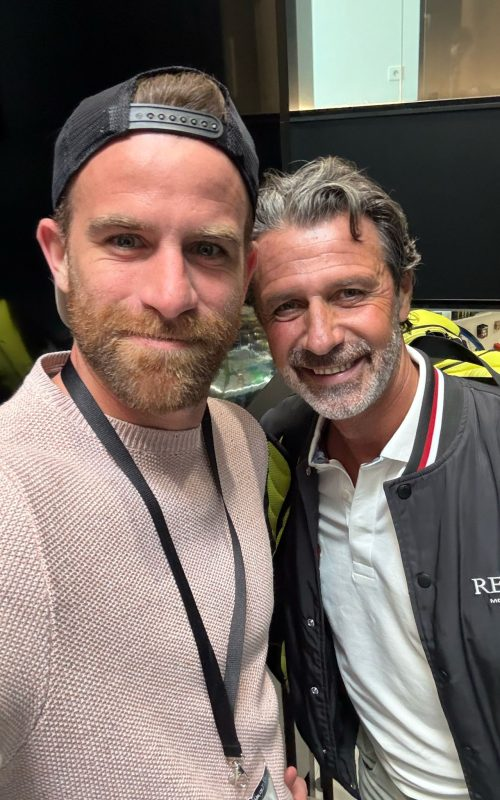 Selfie con Patrick Mouratoglou