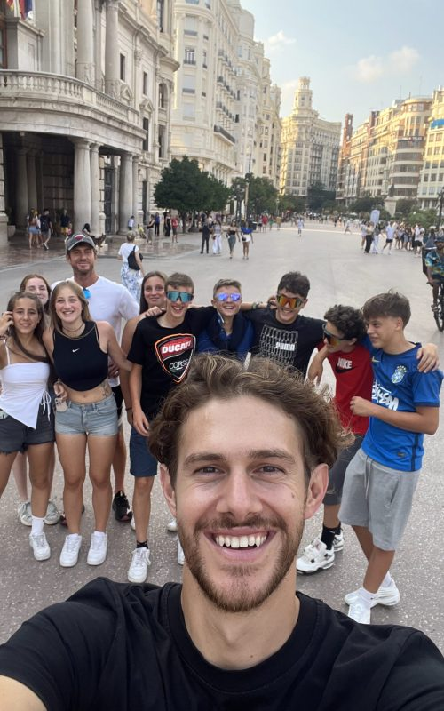Gruppo Smash & Go in centro città